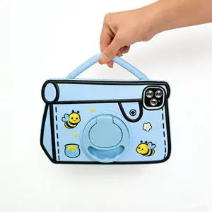 10.1-Inch Android Kids Tablet, Bee Handbag, WiFi, TF Card Expansion to 1tb, Educational Games, Parental Control, HD Screen, Dual Cameras, Shockproof Case