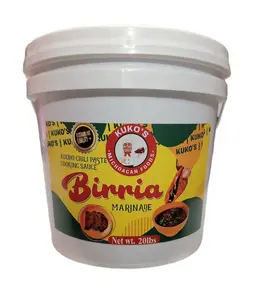 Birria Adobo marinade, Concentrated Paste Restaurant quality Foodservice ready bulk and for home use 1lbs