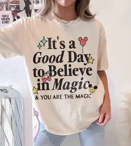 It's A Good Day To Believe In Magic Tee Magical Shirt Magic Shirt World Trip Matching Shirt