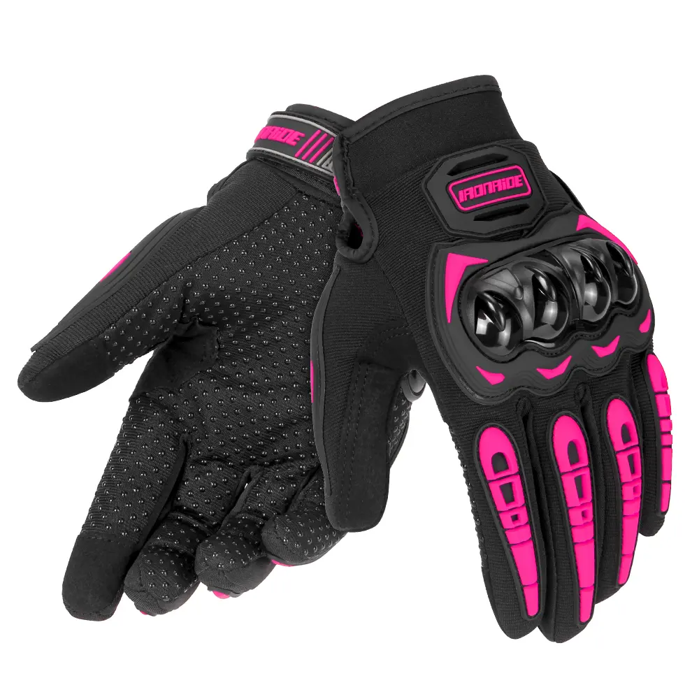 Motorcycle Full-Finger Protective Gloves, Dirtbike Gloves, Non-Slip, Wear-Resistant, Touch-Screen Compatible, Multi-Functional for Outdoor Riding