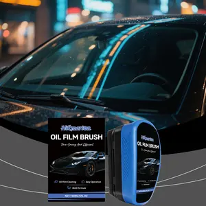 Oil Film Remover for Car Windshield Side Windows Rearview Mirrors, Automotive Glass Cleaning Solution, Effective Stain Removal, Windshield Cleaner