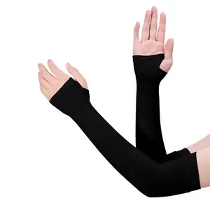 Unisex Half-Finger UV Protection Arm Sleeves, Breathable Cooling Sports Arm Sleeve Set, Ideal for Golf, Running, Cycling