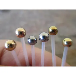Gold Pregnancy Basic Belly 14G Minimalist Hypoallergenic Bioflex Surgical Steel Barbell Industrial Belly Ring Retainer 14G (1.6mm) Piercing