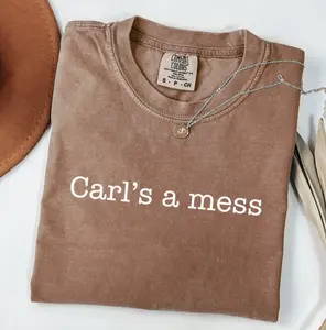 Comfort Colors® Carl's a Mess Shirt, Summer House ,Viral Meme Tee, Funny Aesthetic Graphic Shirt, Trendy Minimal Quote Tee, Gift Idea Unisex