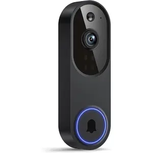 Wireless Video Doorbell Camera, Battery Powered, AI Human and Motion Detection, 2 Way Talk, Night Vision, Cloud Storage (Sold Separately), 2.4G WiFi Only, Indoor/Outdoor Surveillance