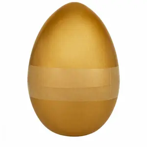 Large Metallic Gold Egg – Festive Easter Decoration for Home, Table, or Holiday Display 10 INCH