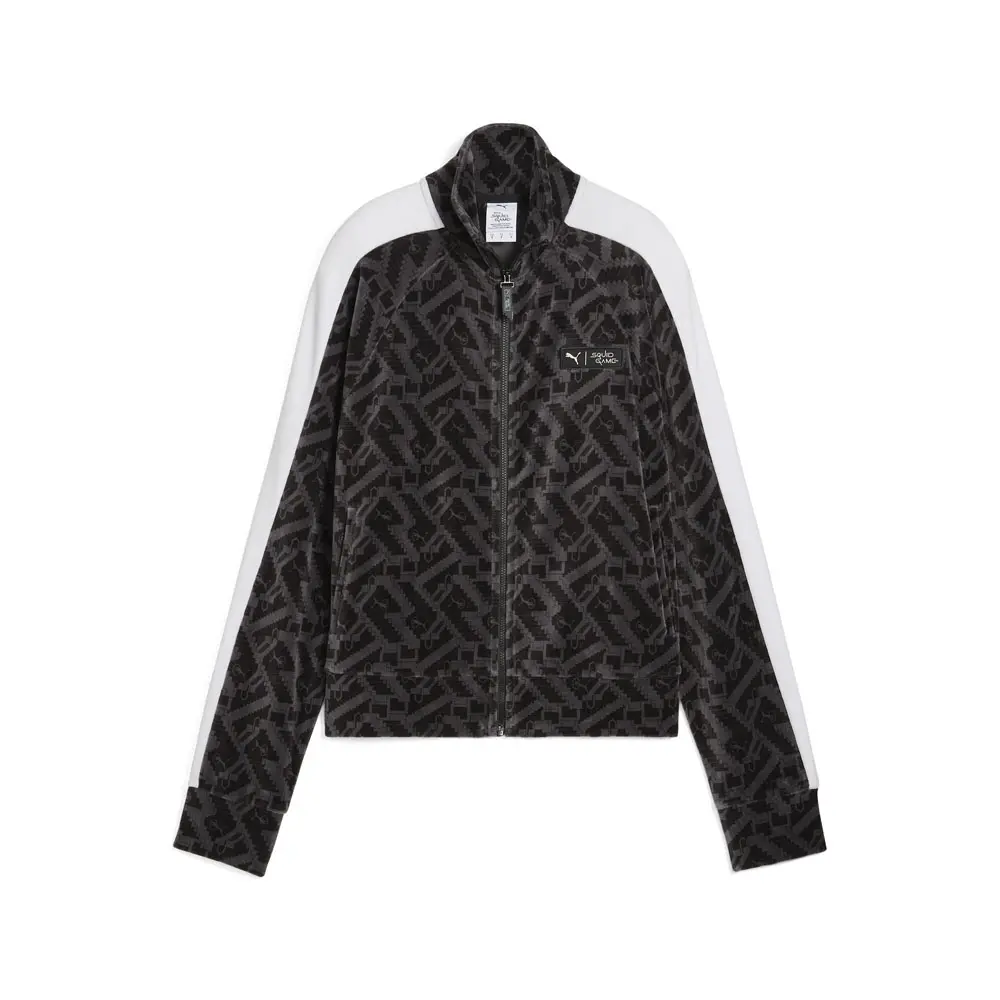 PUMA Womens X Selena Gomez T7 Iconic  Athletic Outerwear Casual - Black