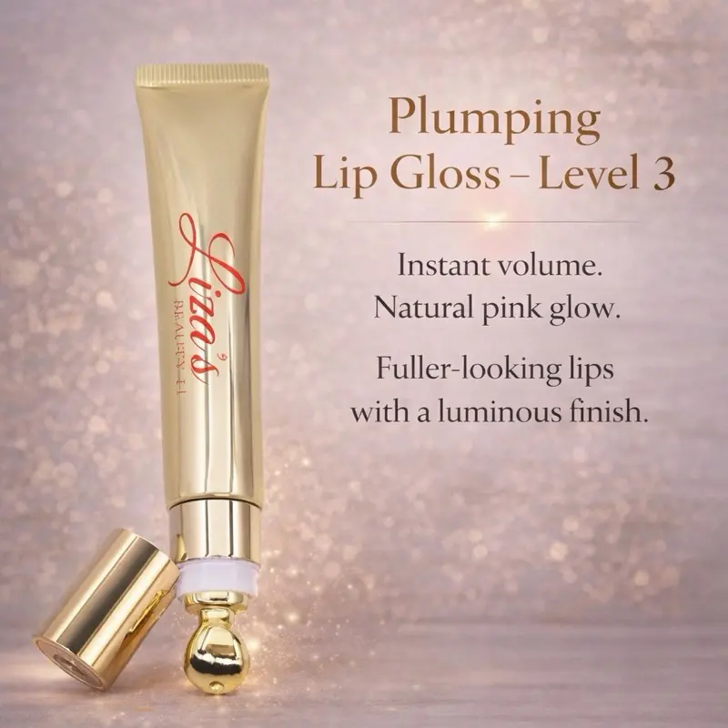 Liza's Beauty Line Lip Plump Lipgloss - Enhance Your Lips with Luxurious Shine and Volume