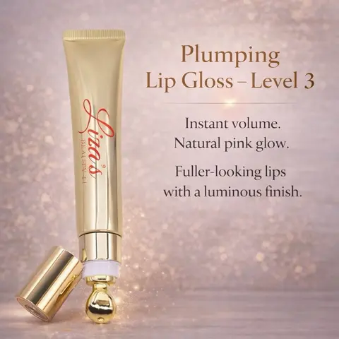 1380- Liza's Beauty Line Lip Plump Lipgloss - Enhance Your Lips with Luxurious Shine and Volume