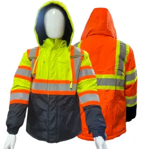 Class 3 Waterproof Safety Parka Jacket
