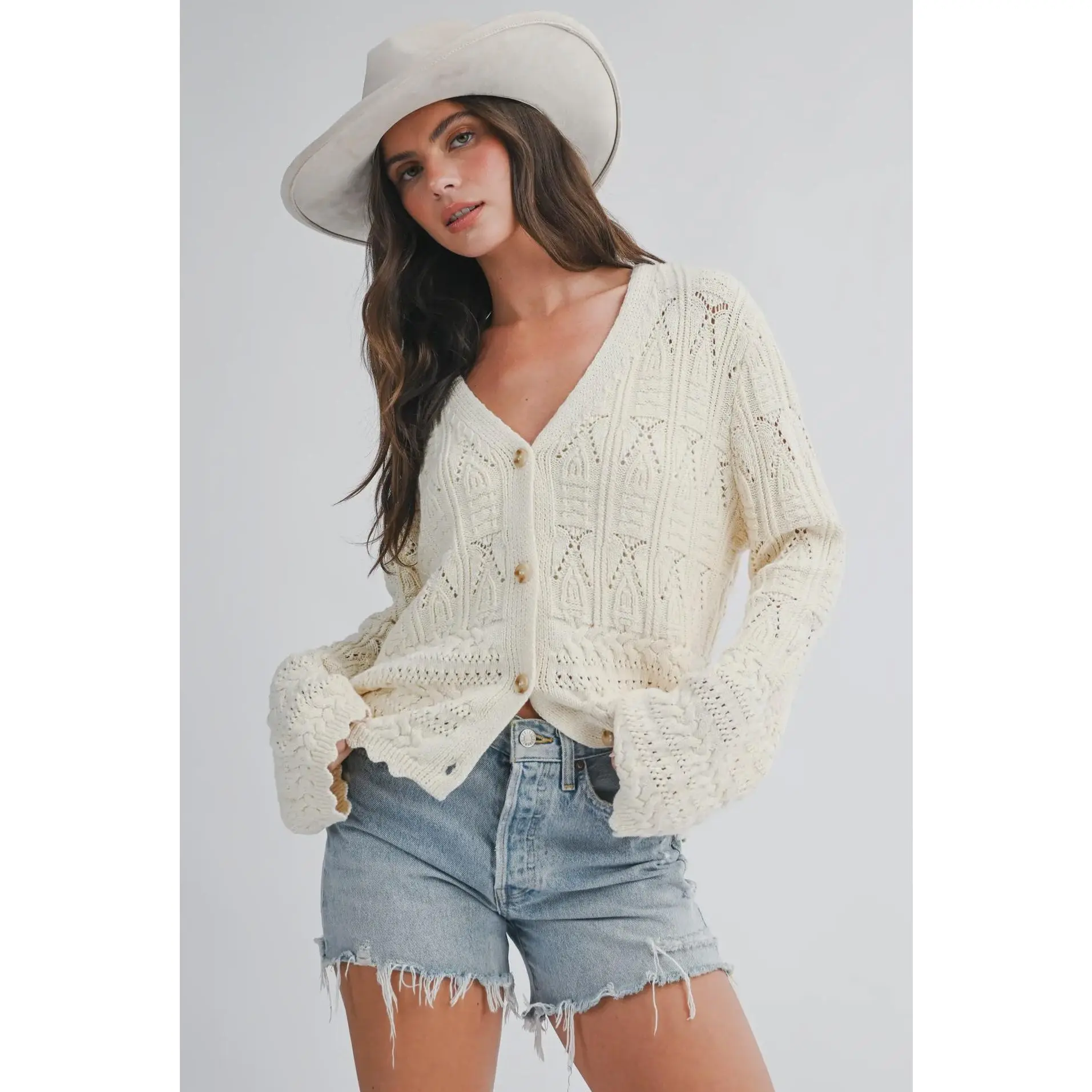 Pointelle Cardigan Pointelle Cardigan
