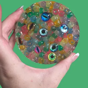 Monster Vision Glow Gel Sensory Pad for ADHD and stress relief