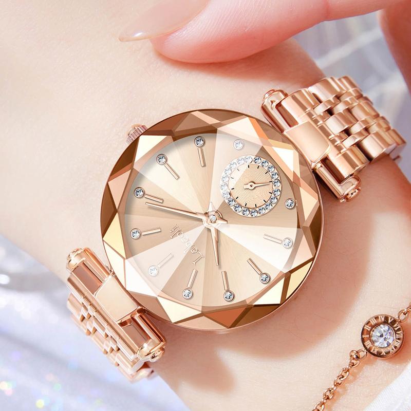 Elegant Luxury Women's Watch LA729 Water-Resistant Scratch-Resistant Adjustable Strap Fashionable Design Waterproof Wristwatch Suitable for All Occasions