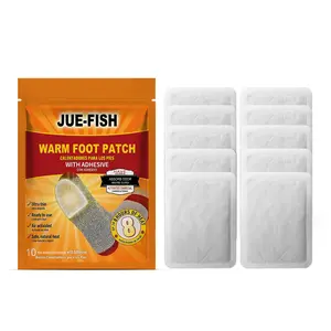 10 Pack Winter Foot Warmers Self-Heating Thermal Patches Long-Lasting Toe Warmers for Outdoor Work Skiing Hiking Adults Kids Universal Fit Heating Pad Stickers