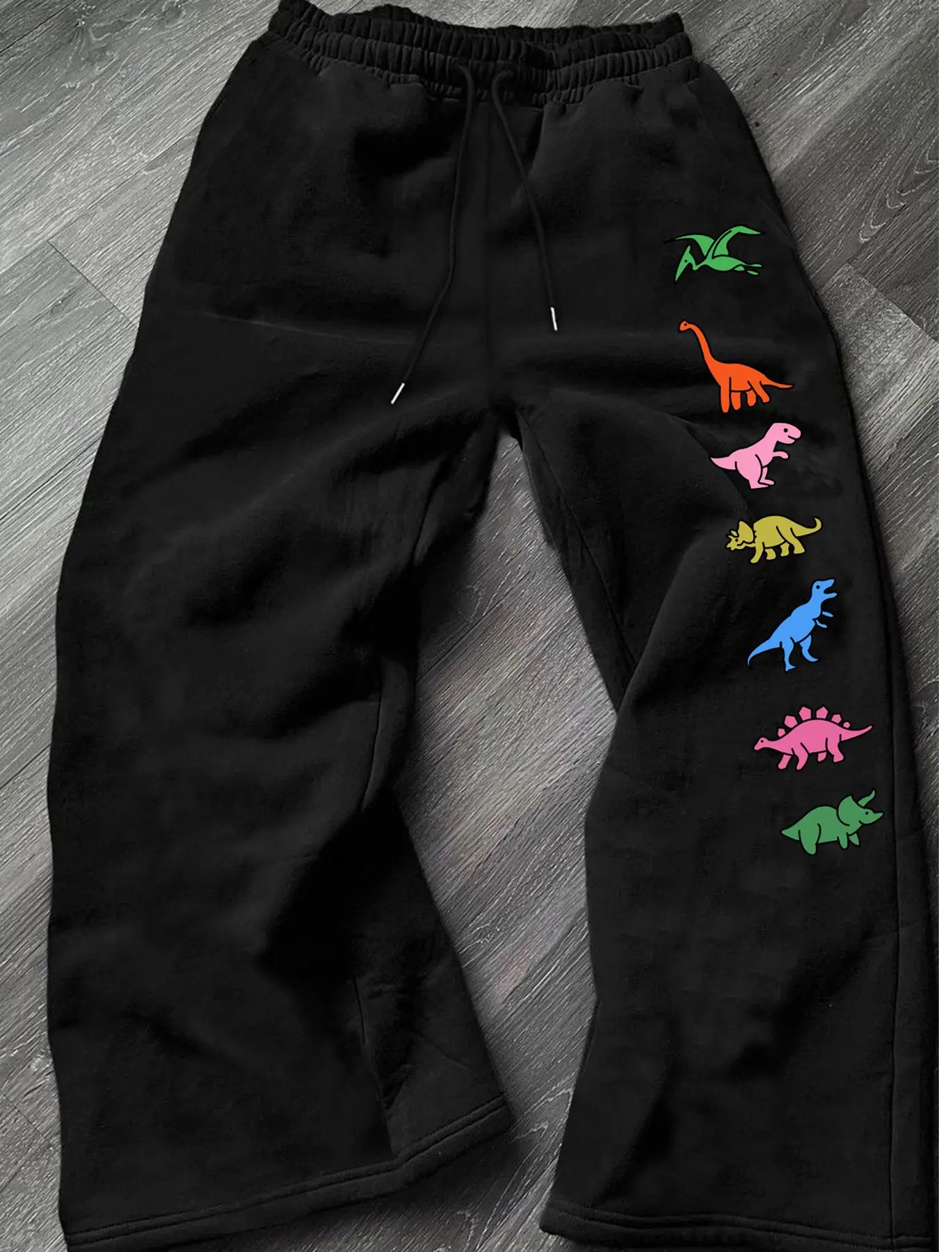 Men's Cartoon Dinosaur Print Sweatpants, Regular Fit Casual Comfy Jogger Pants for Spring & Fall, Men's Trousers for Daily Wear, Casual Athleisure Pants, Casual Streetwear Trousers, Athleisure Style Pants