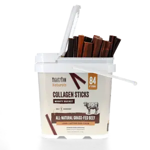 Mighty Paw Collagen Sticks - All-Natural | Grass-Fed Beef | High in Protein & Collagen | Grain & Gluten Free