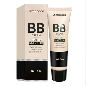 Hydrating BB Cream, Full-Coverage Foundation&Concealer, Color Correcting Cream, Tinted Moisturizer BB Cream for All Skin Types- Evens Skin Tone Makeup Matte