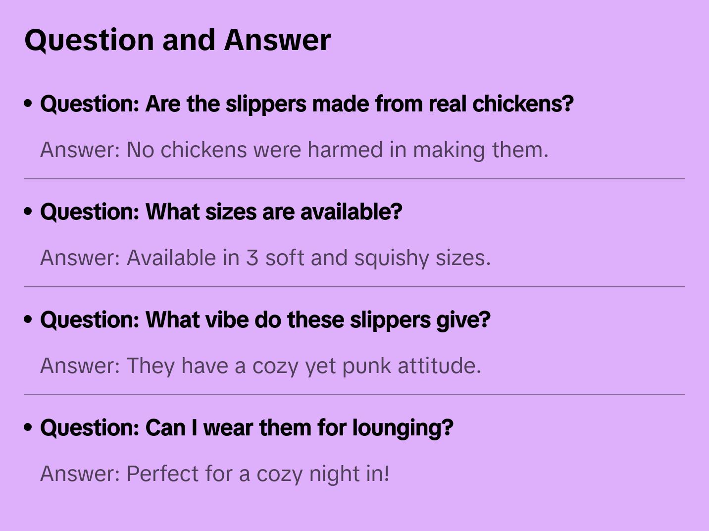 Coddies® Punk Chicken Slippers