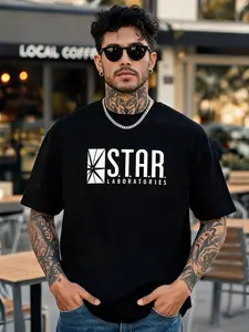 Star Labs S.T.A.R. Laboratories T-Shirt | DC Fan Casual Superhero Shirt Streetwear Tshirt