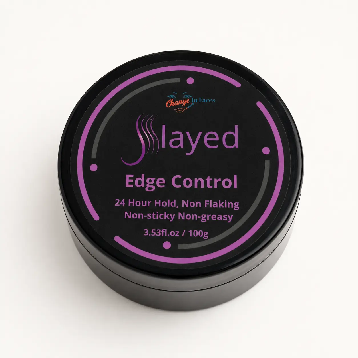 Change In Face Slayed Edge Control – 24-Hour Hold, 3.53 oz