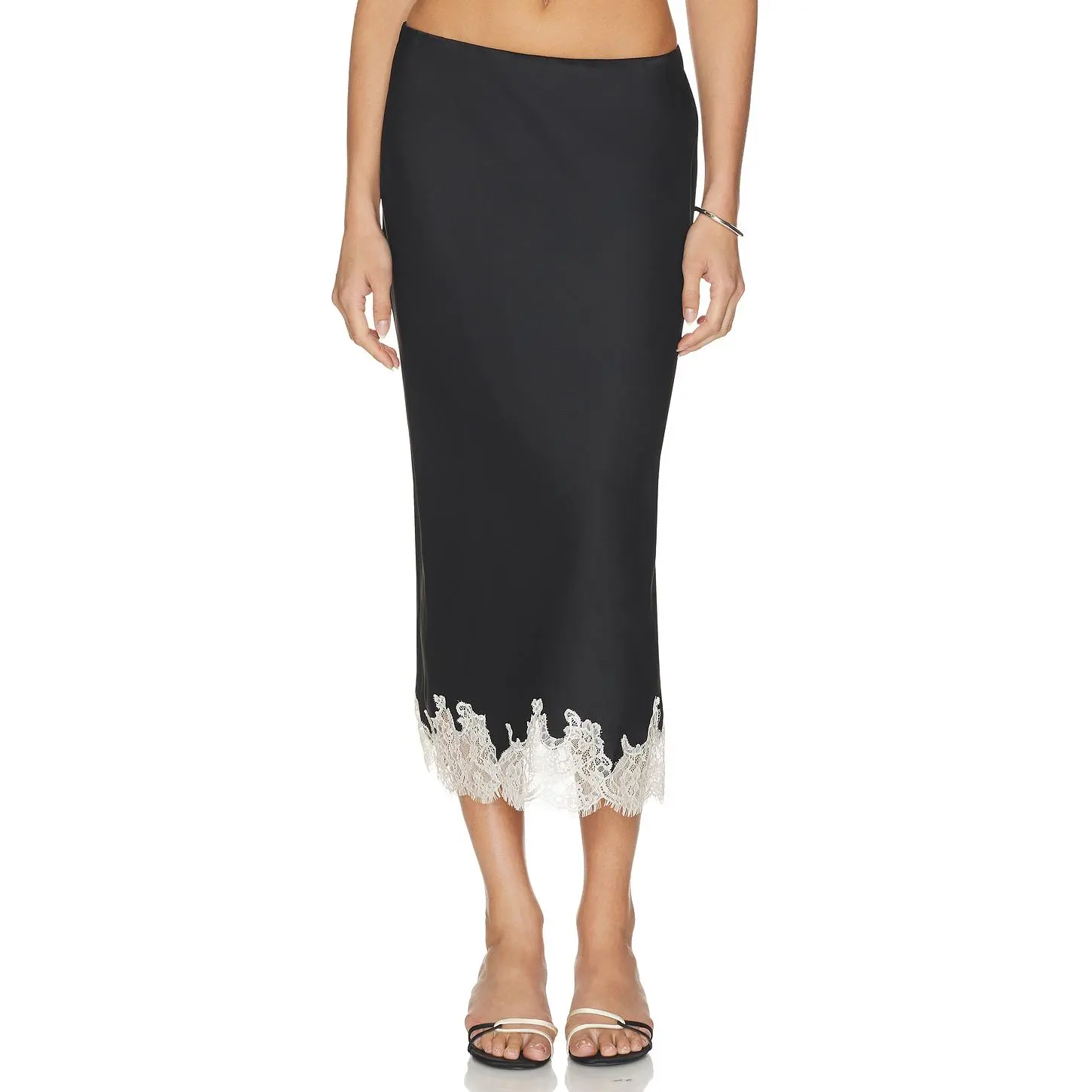 ASTR the Label Blossom Skirt in Black