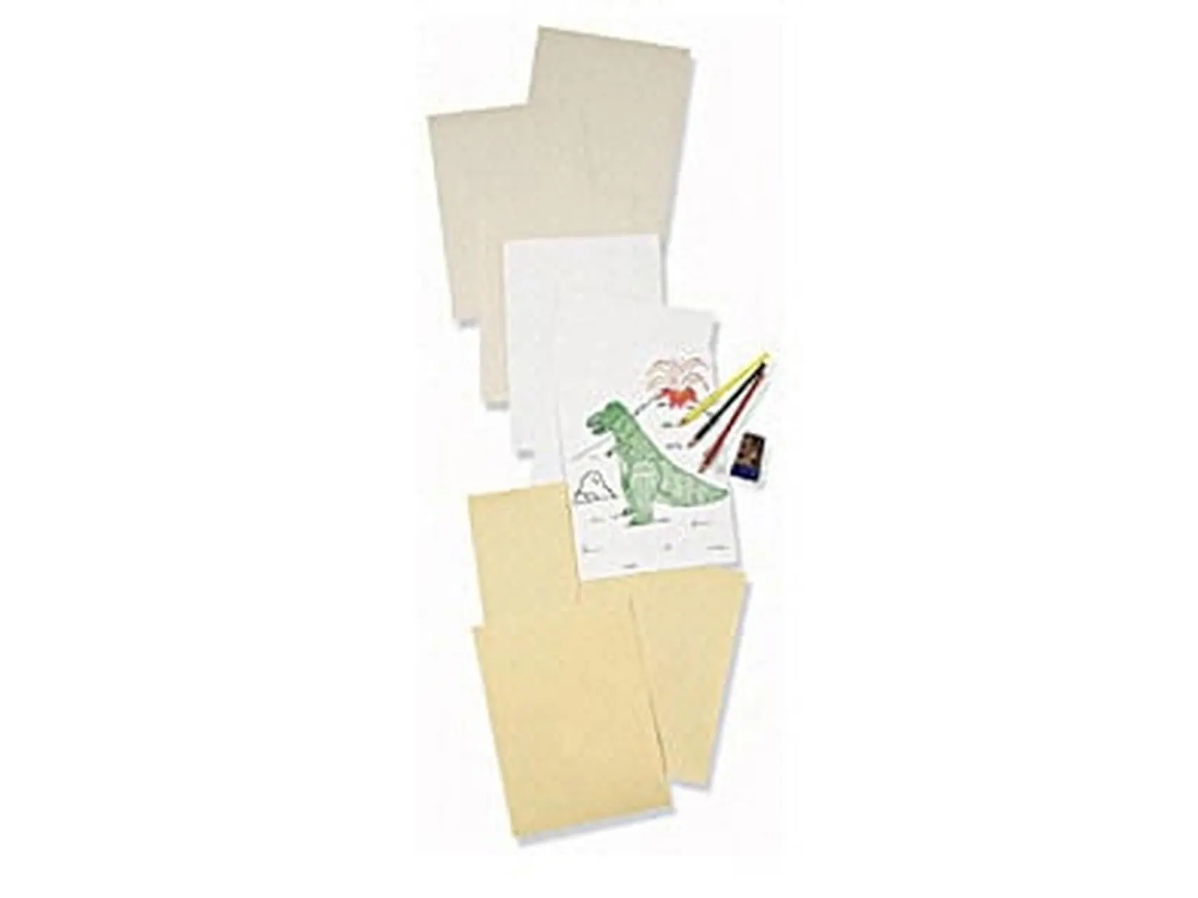Straight Edges White Drawing Paper, 9 in x 12 in, 80 Lb Office Art Supplies, Straight Edges Art Paper