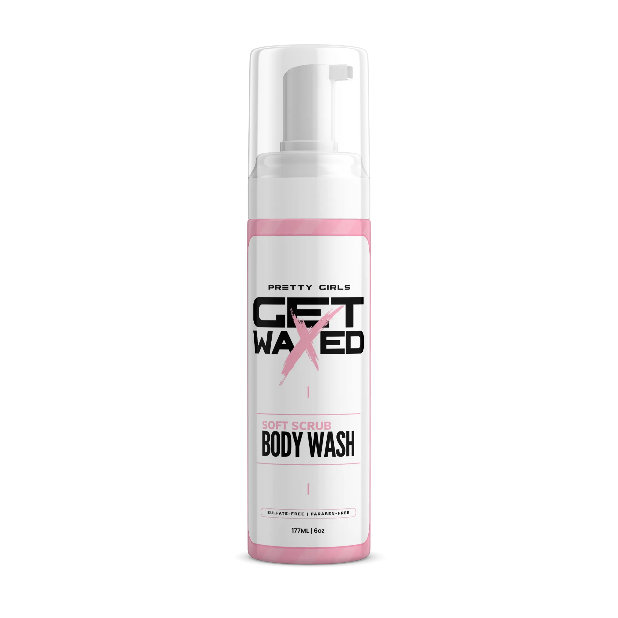 Exfoliating Body Wash with Jojoba Beads | Soft Scrub Body Wash | Pretty Girls Get Waxed