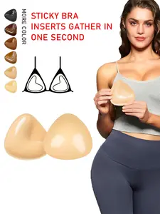 Double-Sided Adhesive Chest Lift Inserts, Large Reusable Comfortable Body Enhancer Pads, Effective and Safe for Daily Use