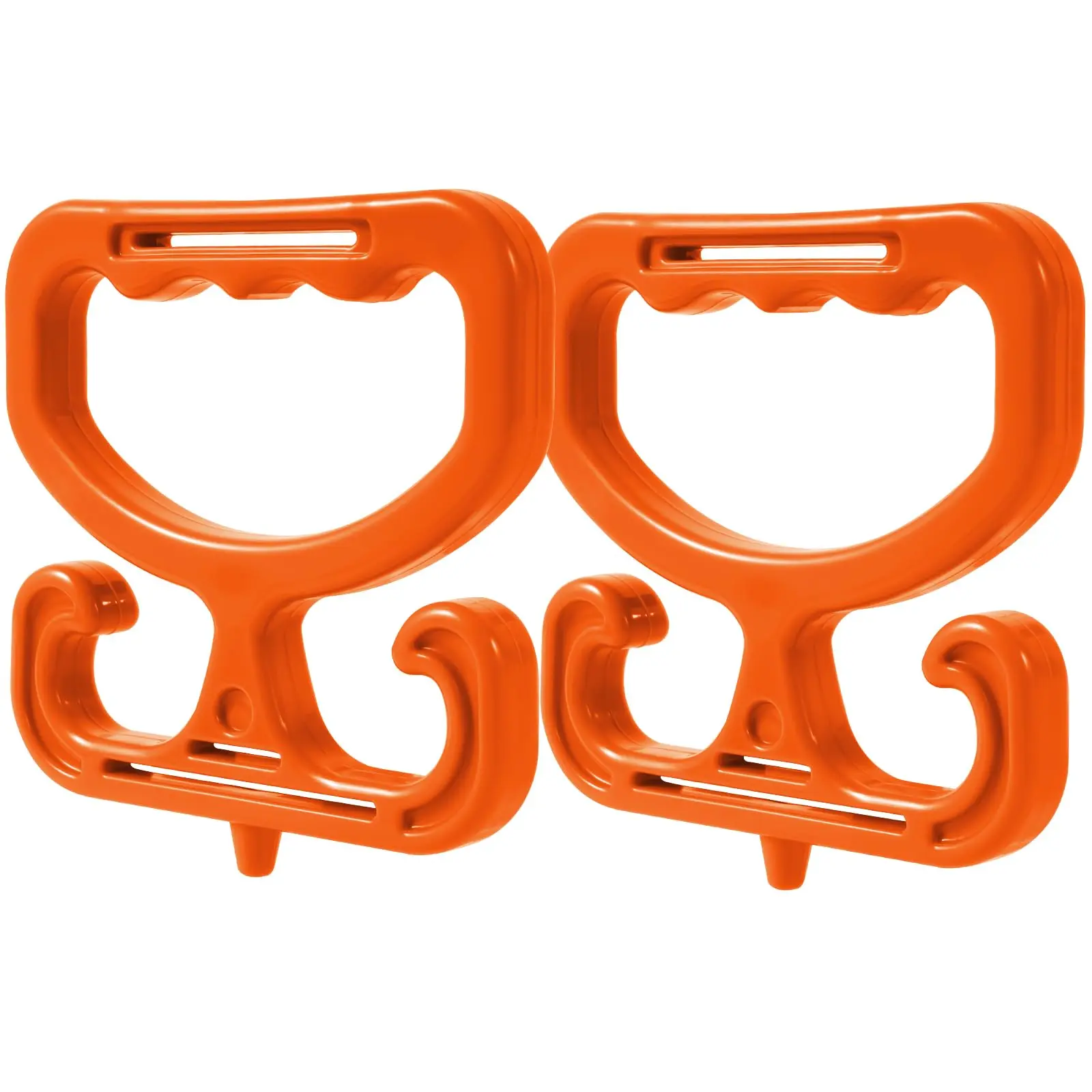 Grocery Bag Shopping Bag Holder Handle Carrier Each Handle Holds Up to 80lbs. 2 Pack Carrier Tool… (2 Handle)