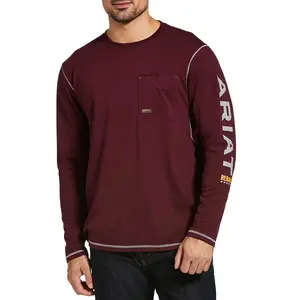 Ariat Rebar Workman Logo Malbec 10032963