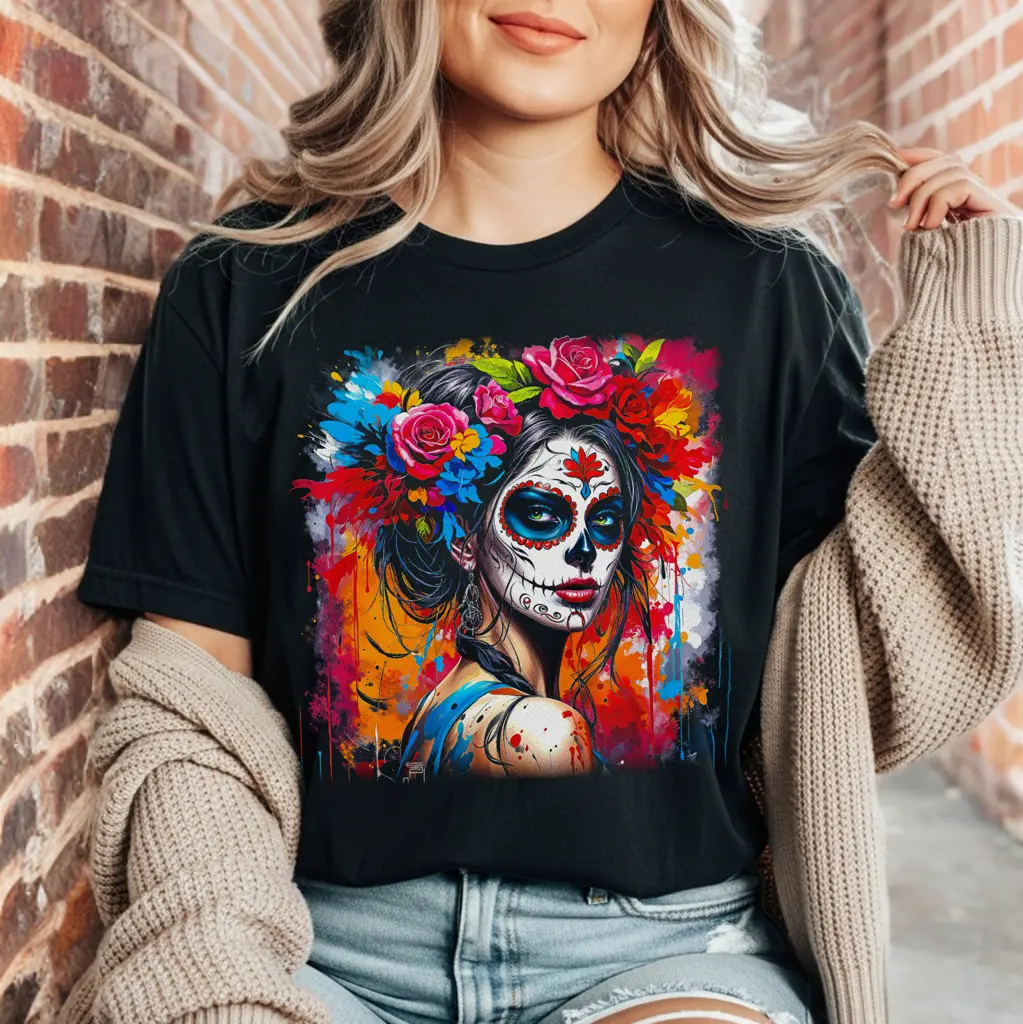 Catrina Black Tshirt Top Womenswear Streetwear Summer Casual Round Neck Crewneck gift