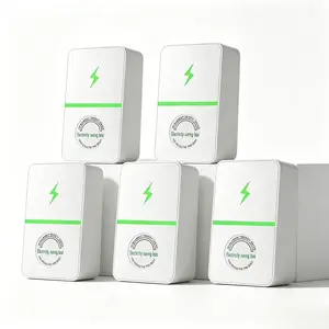 US Plug-In Power Saver Power Box - 2026 Updated Design, 90-250V Input Range, Multi-Outlet Electrical Device for Home Improvement