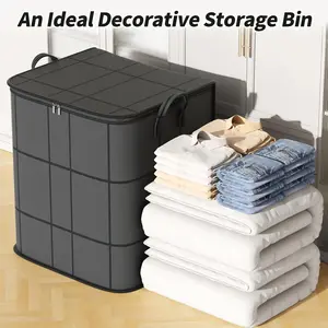 Large-Capacity Foldable Storage Bags for Clothes and Quilts, Durable Dustproof Organizer, Space-Saving for Home or Dorm, Moving and Seasonal Storage