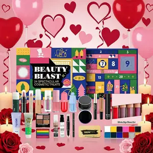 Valentine's Day Gift Box Makeup 2026 for Women & Teen Girls 24 Pcs Beauty Gift Set Full Makeup Kit All Skin Types - Cosmetic
