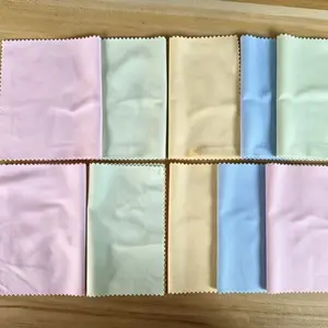 10pcs Microfiber Cleaning Cloths, Photographic Kit, Cleaner Kit, for Glasses Camera Lenses Smartphone Screens Figurines Jewelry Glass Cups, Thick Soft Odorless Wipes, Random Colors