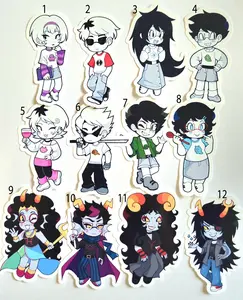 Homestuck Keychain (3.5 Inches), cute, And Perfect For Bags, Keys, Or Gifts