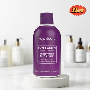 Liquid Collagen Supplement — Mixed Berry Beauty Drink with Biotin & Amino Acids, 16 fl oz, 32 Servings