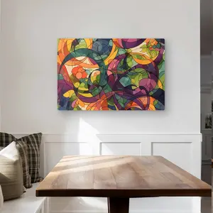 MWW C1MP2436Q74VFT 24x36 in. Converge - Orange Metal Print Wall Art, Accent Wall Decor, Decorative Metallic Panel, Solid Aluminum Piece for Unique Home Decor, Accent Wall Prints, Decorative Metallic Prints