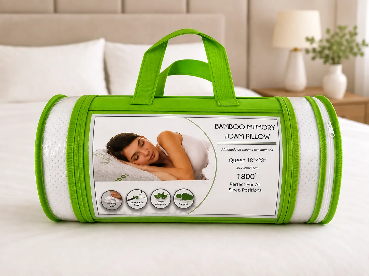 Bamboo Memory Foam Pillow