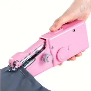Mini Sewing Machine for Beginners, Sewing Machine, Hand held Sewing Device,Pink