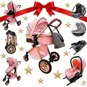 [Weekly Picks] Babystroller,dealsforyoudays,4-in-1Portable & Foldable YoungstersStroller with Sun,High & Quality &Lightweight Travel Stroller For BabiesOutdoorfun,ldeal For TravelAnd Shopping Perfect Gift ForMother's Day Or Christmas,
