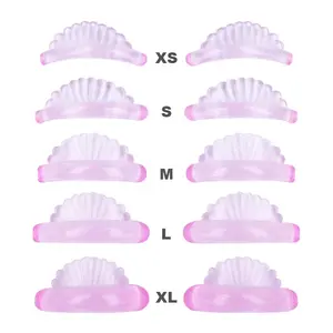 5Pairs Eyelash Perming Curler Lift Pads 3D Lashes Perm Rods Shell Silicone Lash Lifting Kit Makeup Beauty Tool