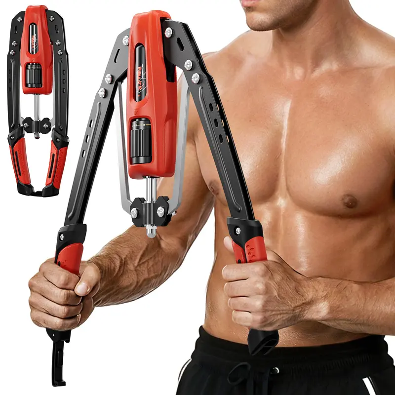 Arm Trainer, 22-440lbs Resistense for Chest Workout and Arm Exerciser, Home Gym Workout Equipment for Upper Body Strength Training,Christmas Gift Ideas.