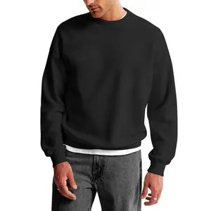 Mens Ultimate Heavyweight Crewneck Sweatshirt XS-XL Cotton Menswear Hoodie Polyester