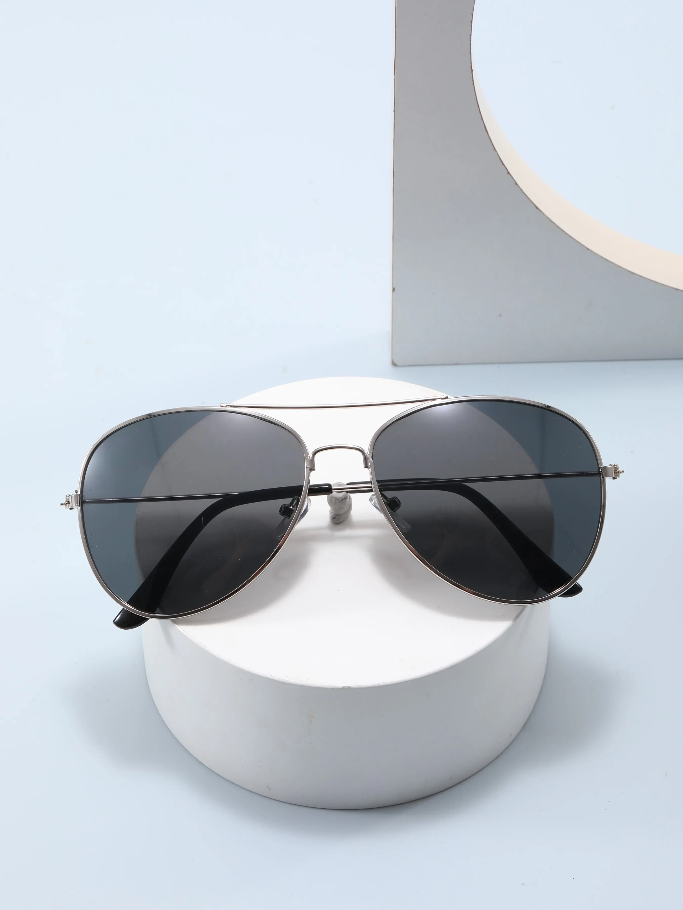 Men's Classic Pilot Sunglasses, UV Protection, Stainless Steel Frame, Casual Fashion Accessory, All Seasons, Perfect for Travel and Fishing, Outdoor Fashion Sunglasses, Sun Protective Sunglasses