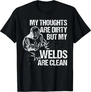 Funny Welding Designs For Men Dad Metal Workers Blacksmith T-Shirt | Adult T-Shirt, Cotton, Short Sleeve