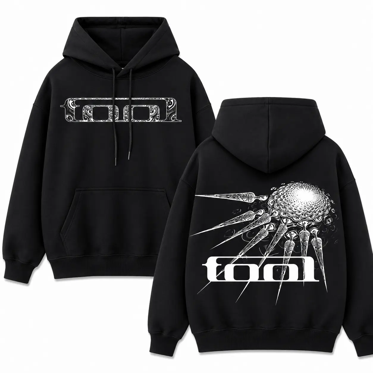 Tool Band 10000 Days Hoodie, Tool Band 2026 Tour Merch, Progressive Metal Rock Band Cotton Shirt, Dark-Aesthetic Merch for Rock Fans