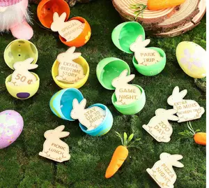 Easter Egg Fillers- Wood Easter Reward Tokens