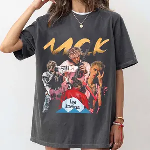 Comfort Colors Machine Gun Kelly Lost American Tour 2025 Shirt - Pop Rock Tee Unisex