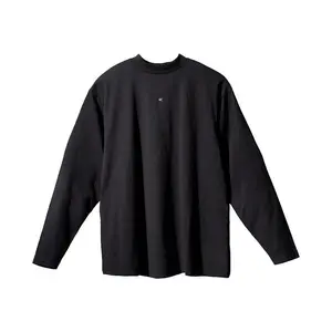 Yeezy Gap Logo Longsleeve Tee Black (men) by StockX
